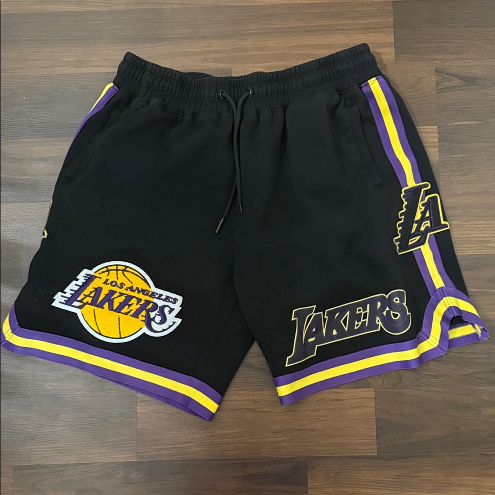 LAKERS Black and Purple Men's Shorts